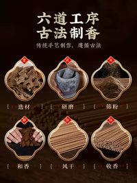 天然松塔香古法招财线香财库香熏香家用室内香薰安点燃式室内净化