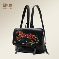 Leather Travel Backpack