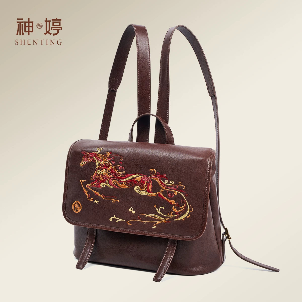 Leather Travel Backpack
