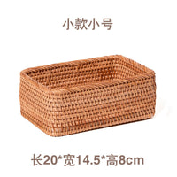Rattan Fruit Tray, Wave & Square Styles