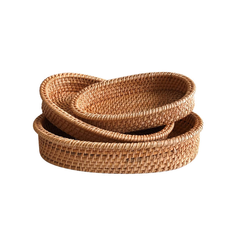 Oval Rattan Bread Basket