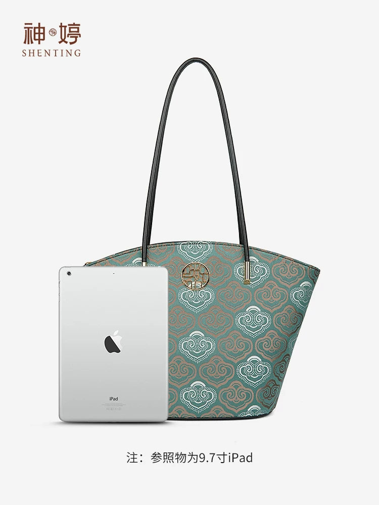 Zhuang Brocade Tote Bag