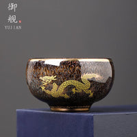 Auspicious Dragon Gilded Teacup