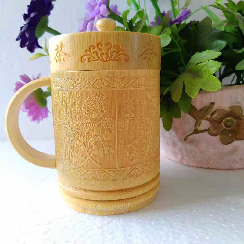 Bamboo Cup with Lid