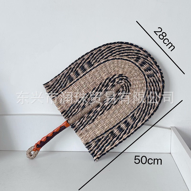 Woven Seagrass Decorative Wall Fan