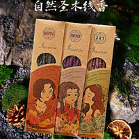 阿根廷手工线香棒香秘鲁圣木雪松鼠尾草玫瑰桂花室内香薰手搓棒香