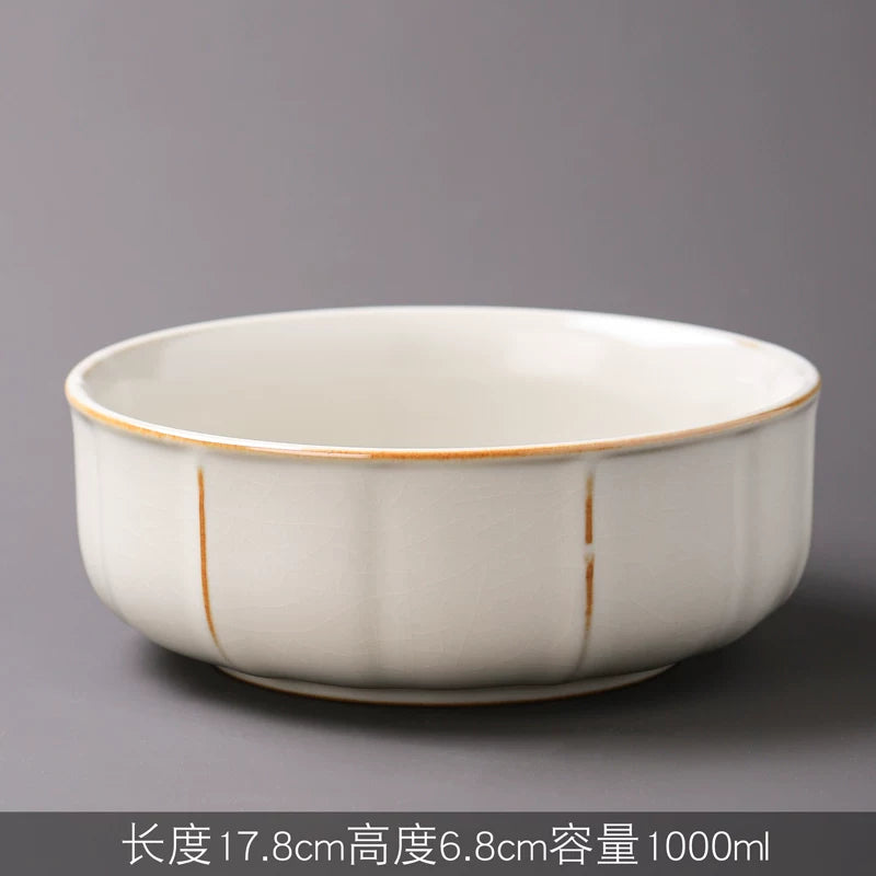 Ru Kiln Tea Set with Tea Tray