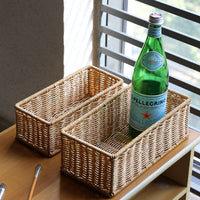 Round Rattan Storage Basket