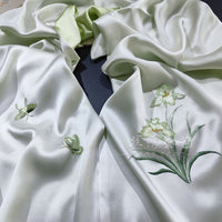 Su Embroidery Mulberry Silk Scarf, 175 cm
