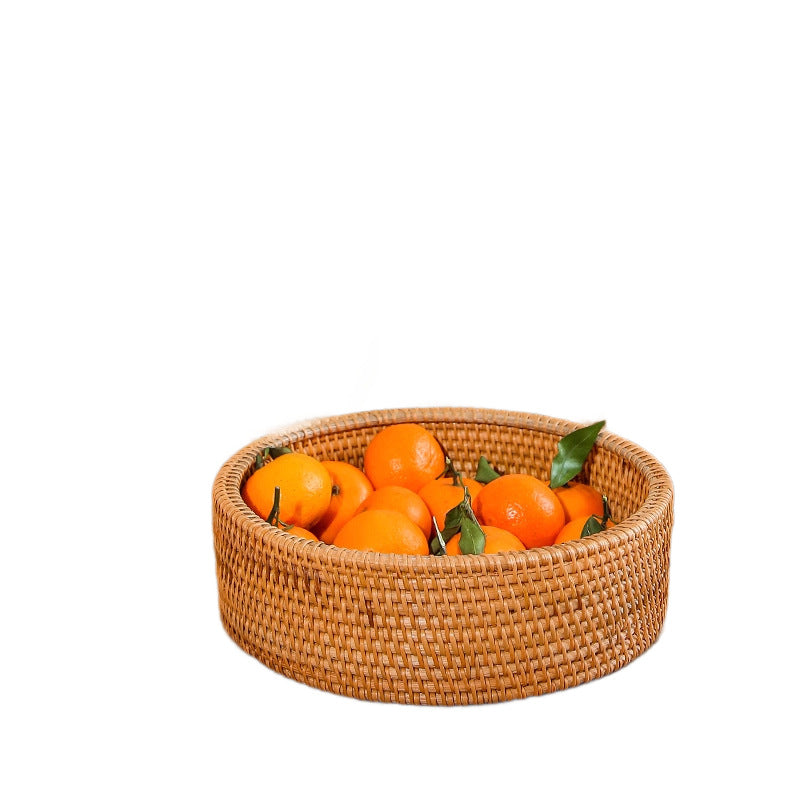 Rattan Lidded Storage Box