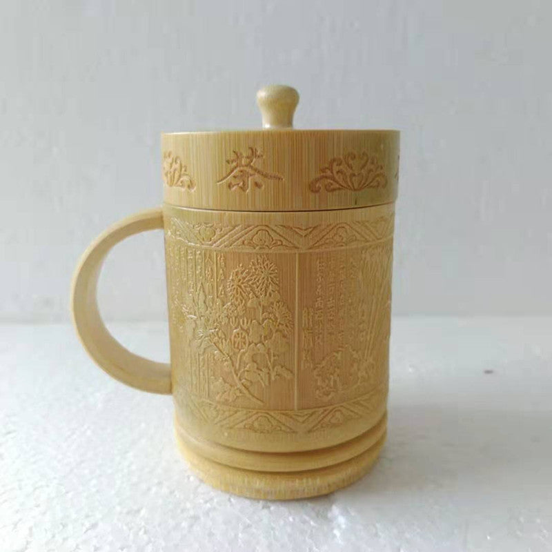 Bamboo Cup with Lid