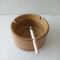 Carbonized Bamboo Ashtray