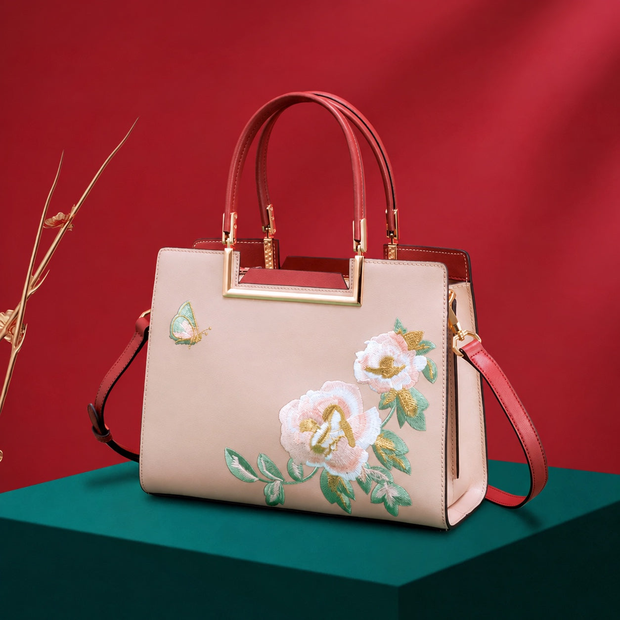 Delicate Embroidered Handbag
