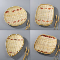 Small Bamboo Tea Snack Plate
