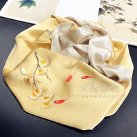 Suzhou Heritage Su Embroidery Silk Scarf