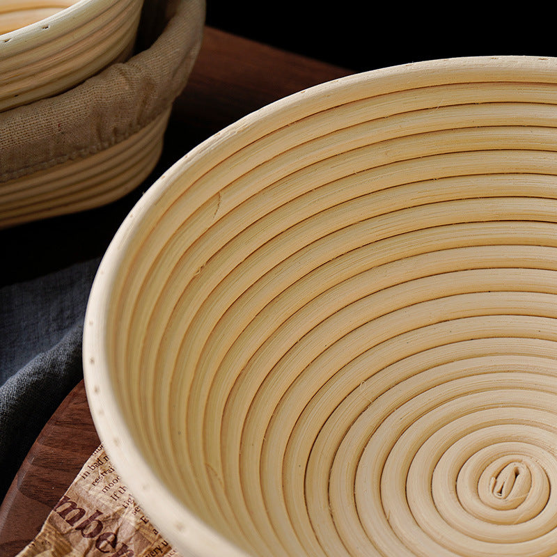 Rattan Bread Proofing Basket with Liner