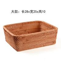 Rattan Fruit Tray, Wave & Square Styles