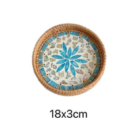 Mini Rattan & Shell Baskets