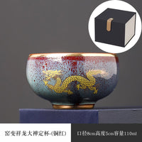 Auspicious Dragon Gilded Teacup