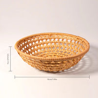 Openwork Rattan Fruit Basket