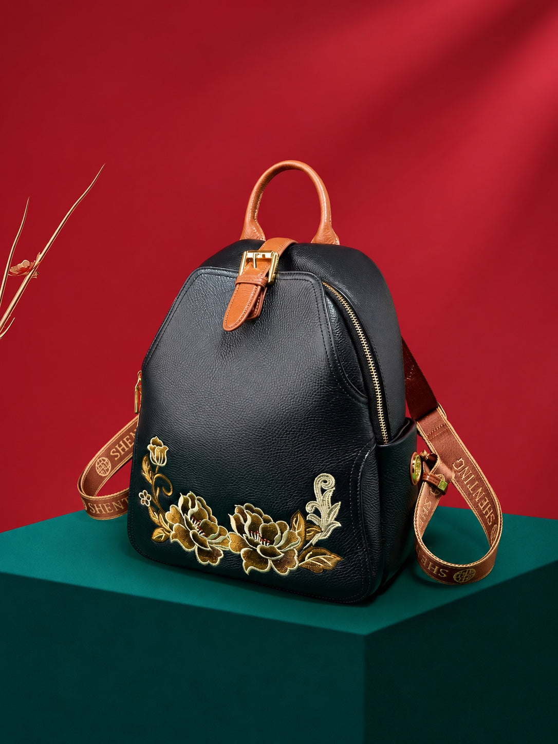 Embroidered Ethnic Style Backpack