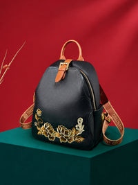 Embroidered Ethnic Style Backpack