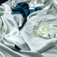 Retro Su Embroidered Silk Shawl, 190cm