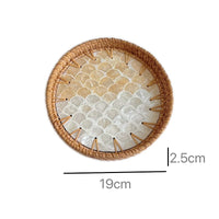 Mini Rattan & Shell Baskets