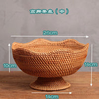 Multi-Purpose Rattan Tray