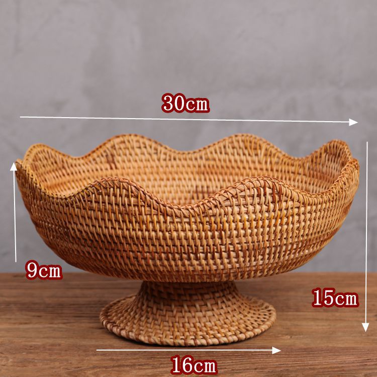 Multi-Purpose Rattan Tray