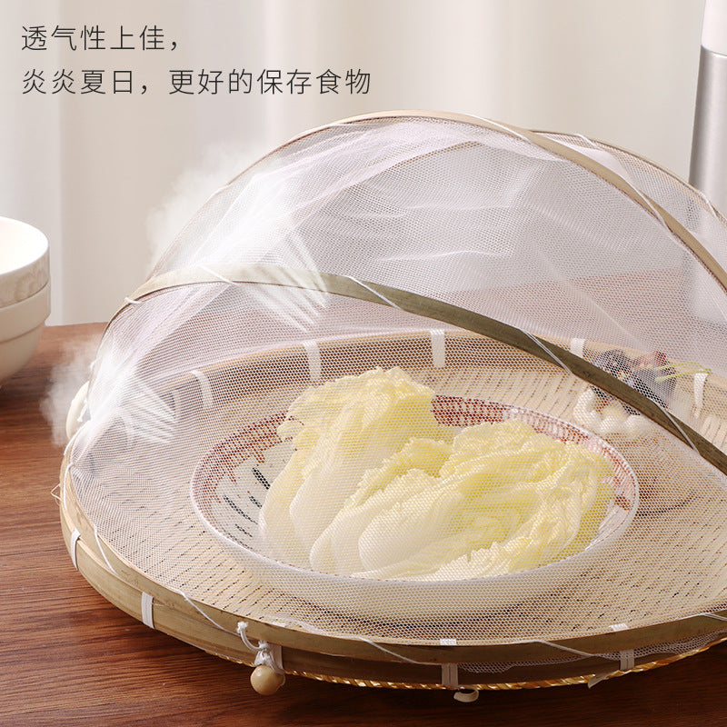 Bamboo Drying Basket with Mesh