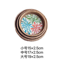 Mini Rattan & Shell Baskets
