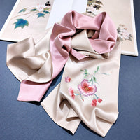 Double-Layer Su Embroidered Silk Scarf