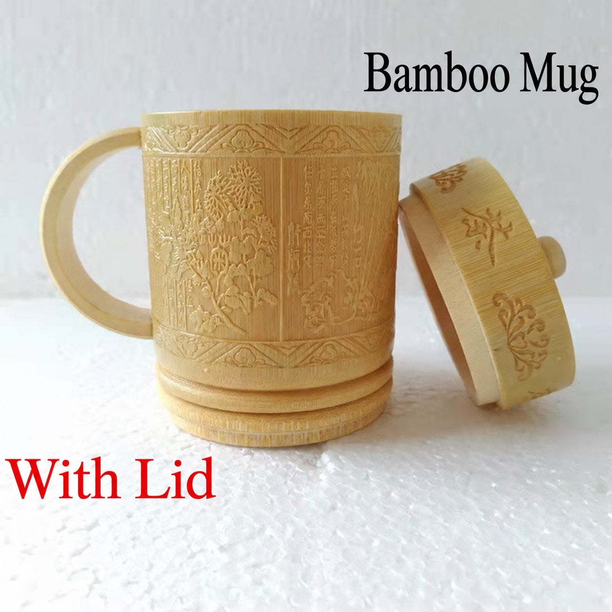 Bamboo Cup with Lid