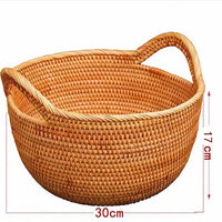 Rattan Fruit Baskets, Vase & Lucky Pouch