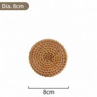 Rattan Coaster & Trivet