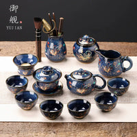 Dunhuang Flying Apsara Automatic Tea Set