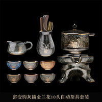Kiln-Change Automatic Tea Set Stone Mill