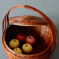 Extra-Large Bamboo Offering Basket with Lid