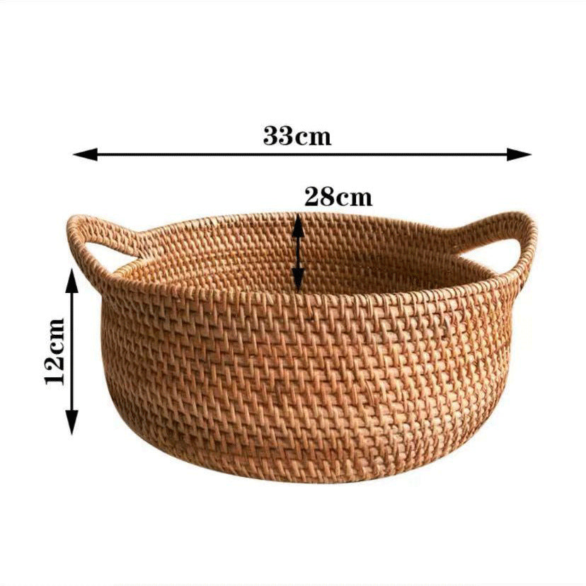 Rattan Fruit Baskets, Vase & Lucky Pouch