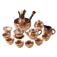 Golden Dragon Gilded Tea Set