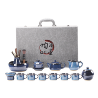 Jun Kiln Side-Handle Teapot Tea Set