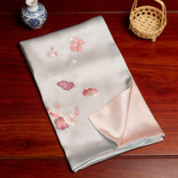 100% Mulberry Silk Su Embroidery Long Scarf