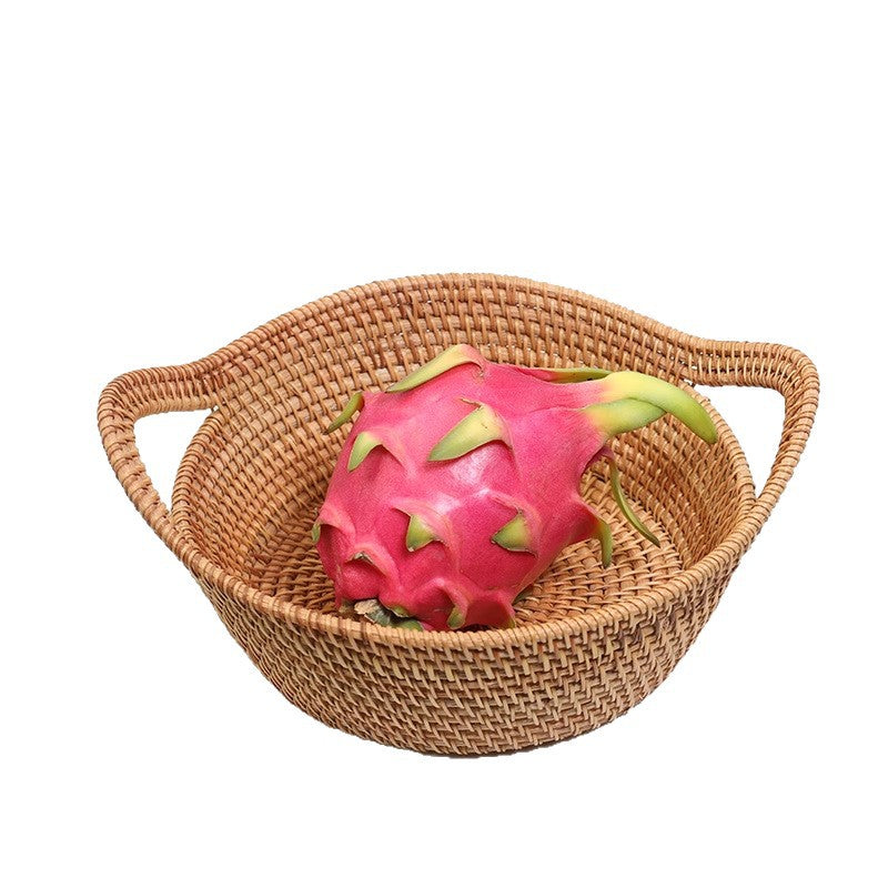 Handwoven Ingot-Shaped Basket