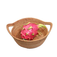 Handwoven Ingot-Shaped Basket