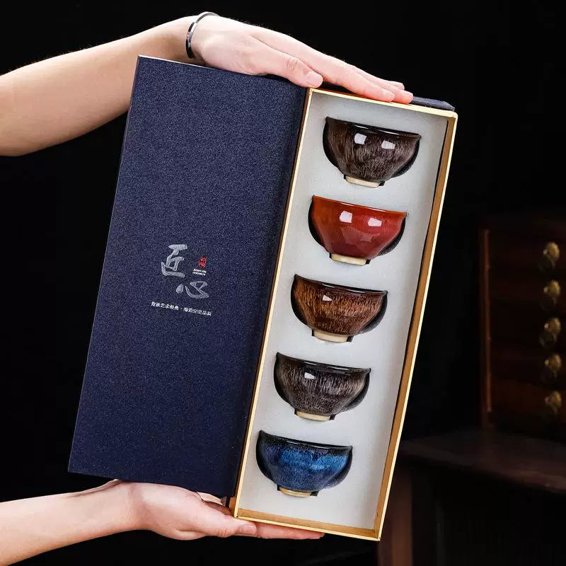 Jun Kiln Five Elements Tasting Cups