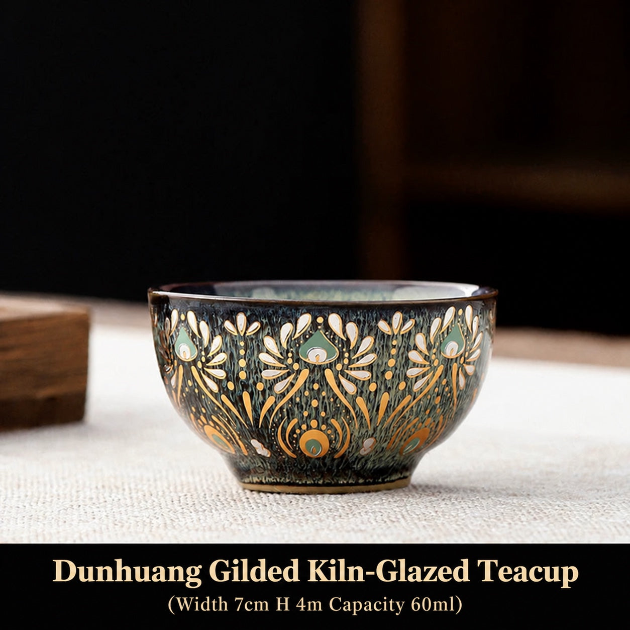 Silk Road Apsara Starry Blue Cup