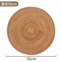 Handwoven Rattan Coaster