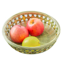 Openwork Bamboo Snack Basket