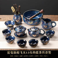 Dunhuang Flying Apsara Automatic Tea Set